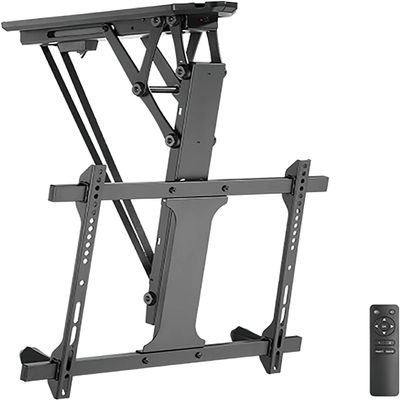 TV Wall Mount Motorized Ceiling TV Mount with Remote, Fits Most 32-70inch TVs, Electric Flip Down Pitched Roof Mount, Up to 77 Lbs TV Mount