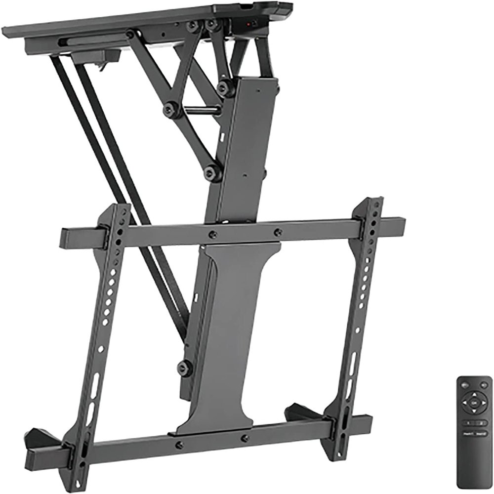 TV Wall Mount Motorized Ceiling TV Mount with Remote, Fits Most 32-70inch TVs, Electric Flip Down Pitched Roof Mount, Up to 77 Lbs TV Mount