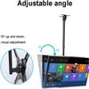 DrabEx Tilt Swivel LCD TV Ceiling Mount, Telescopic Height Adjustment, Fits 32-65 Inch LED Flat Panel Display, Black TV Mount view 4