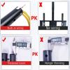 Swivel and Tilt Ceiling TV Mount, Fits Most 32-60 Inch LED Screen Display, Holds Up to 88lb, Strong Bearing Capacity TV Mount (1.52m) view 3