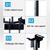 DrabEx TV Wall Mount Triple Sided Ceiling TV Mount, for 32-75 Inch Flat TVs Up to 150kg, Mount On Flat Roofs Or Sloping Ceilings, Multiple VESA Patterns TV Mount view 3
