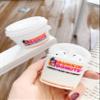 Soft Silicone Case with Keychain for Apple AirPods Pro 2 2nd White Cup Coffee Drink 3D Cartoon Food Cool Fun Cute Lovely Adorable Unique Creative Girls Kids Boys view 3