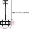 Tilt Swivel TV Ceiling Mount, Fits Most 32-60 Inches TV Bracket, with Loading 110 Lbs, Max VESA 600x400mm TV Mount view 2