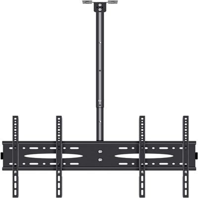 Ceiling Mount Tv Bracket, Fits Most 32" LCD, Holds Up to 70kg Screens, Telescoping Adjustable Height Pole TV Mount