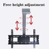 DrabEx TV Wall Mount Motorized Adjustable Ceiling TV Mount, 360 Swivel and Tilt Ceiling TV Bracket, Up to 88 Lbs, VESA 400x400mm TV Mount (400mm) view 4