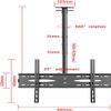 Full Motion 360 Rotation Tilt Swivel Ceiling TV Mount, Fits Most 40-65inch LED Screen Display, Max VESA 600x400mm TV Mount (23m) view 2