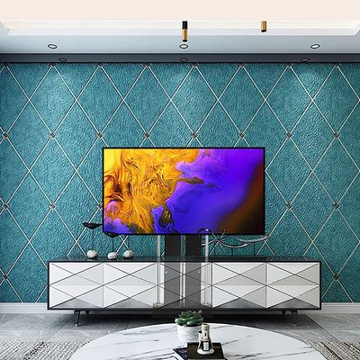 Tilt and Swivel TV Mount, Adjustable Height Partition Wall Rotating Rack, Fits 32-55 Inches Flat Panel LCD TV Mount