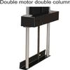 Tilt and Swivel TV Mount, Adjustable Height Partition Wall Rotating Rack, Fits 32-55 Inches Flat Panel LCD TV Mount view 3