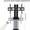 Tilt and Swivel TV Mount, Adjustable Height Partition Wall Rotating Rack, Fits 32-55 Inches Flat Panel LCD TV Mount view 4