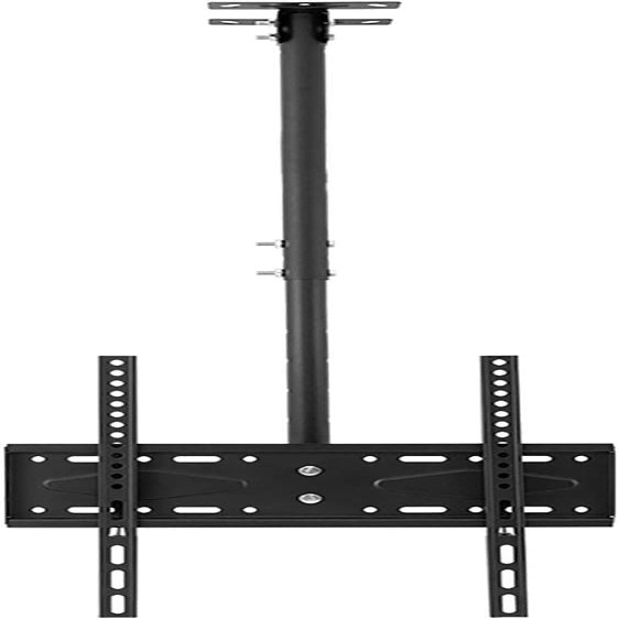 Adjustable Ceiling TV Mount, Fits Most 26-65" LCD Monitor Flat, Adjustable Height, 360 Rotation, Easy to Assemble TV Mount (2m)