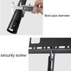 Ceiling TV Mount, Adjustable Height Telescoping Tilt and Swivel TV Bracket, TV Pole Holds Up to 82lbs/37.5kg, Max VESA 600x400mm TV Mount view 3