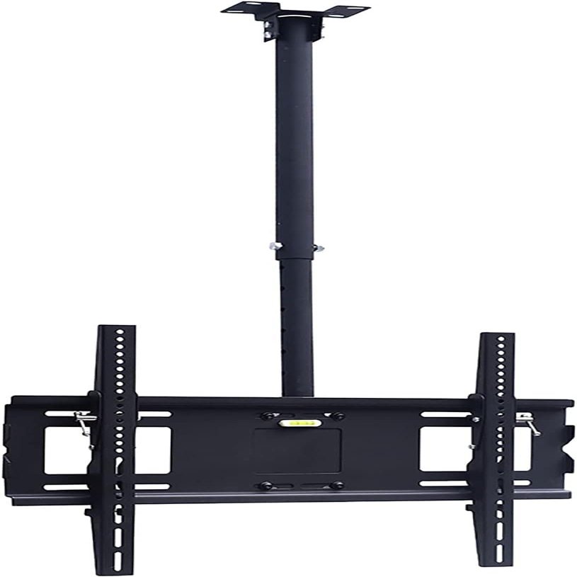 Tilt Swivel LCD Ceiling TV Mount, Fits Most 32-65 Inch LCD Flat Screen and Curved TVs, Max Loading Up to 50kg/110 Lbs, Max VESA 600x400 Mm TV Mount (4.5m)