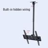 Adjustable TV Ceiling Mount, Tilt and Swivel TV Bracket, Fits Most 26-55" LED Screen Display, 360  Rotation, Mount On Ceilings, Black TV Mount (2m) view 4