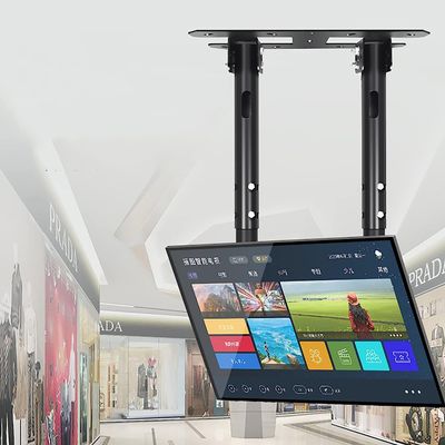 Double Sided Ceiling TV Mount Bracket, Telescoping Adjustable Height Pole, TV Wall Mount Bracket Fits 40-70 Inch Flat Screen TVs TV Mount