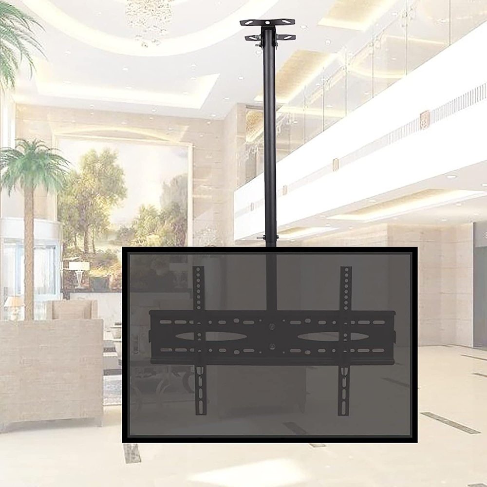 Ceiling TV Mount, Hanging Full Motion TV Bracket Fits Most 32-72 Inch Flat Screen TVs, with Loading 77lbs/35kg, Max VESA 600x400mm TV Mount