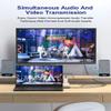 innov8 HDMI to Displayport with USB 2.0 Audio Video Cable 4K/60Hz, Black view 4