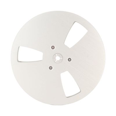 Zerone 7 Inch Empty Reel, Aluminum Alloy, Universal 3 Holes, Silver