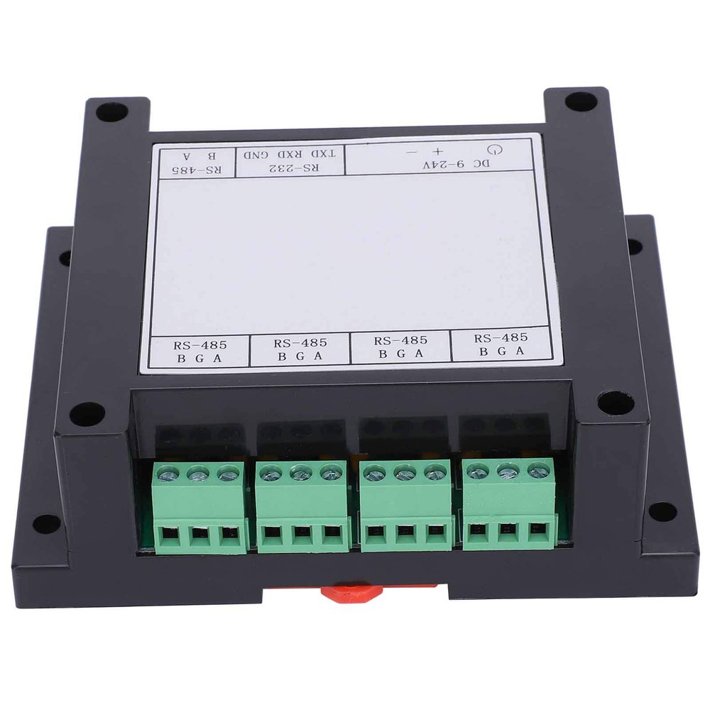 Industrial Grade RS485 Hub Splitter, Complete Isolation, 128 Nodes, 2500M Distance, Compatible with RS 232