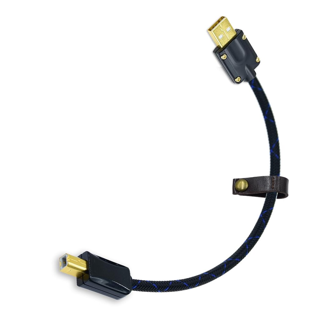 Arklove USB Audio Cable 2R2 dac DSD Cable Audiophile USB a to USB b 2.0 midi Type a b Wire for Headphone Amplifier amp dac Sound Card Sound with pc 1ft