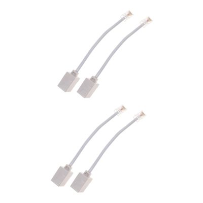 HOMSFOU 4pcs Cable Connector Cable to Ethernet Adapter Female to Male Converter