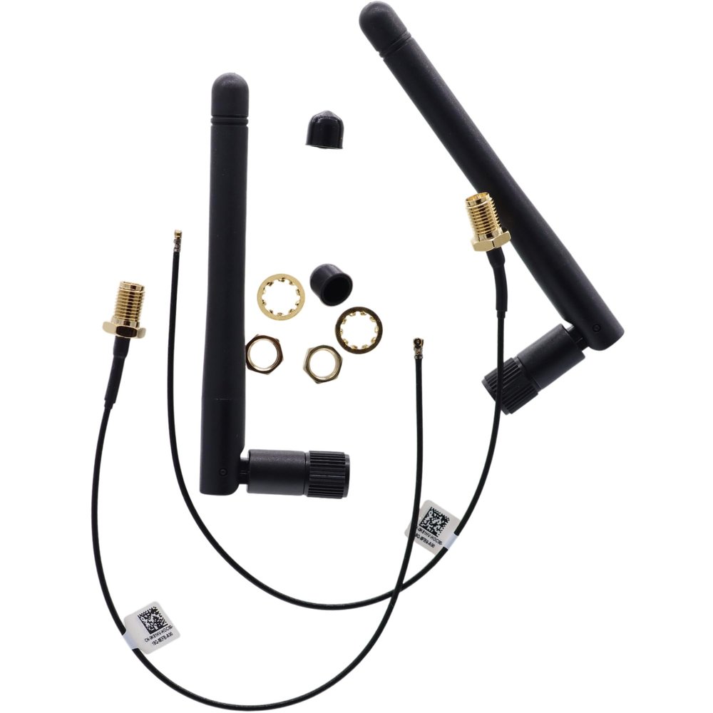 Deal4GO M.2 IPX4 WiFi Antenna WLAN Cable 17RDC K81HV w/ 2dBi Antenna Replacement for Dell Optiplex 3080 3090 5080 5090 7080 7090 (SFF), Gold