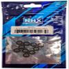 NHX Steel Ball Bearings 5x10x3mm 10pcs Rubber Sealed PTFE Coated view 2