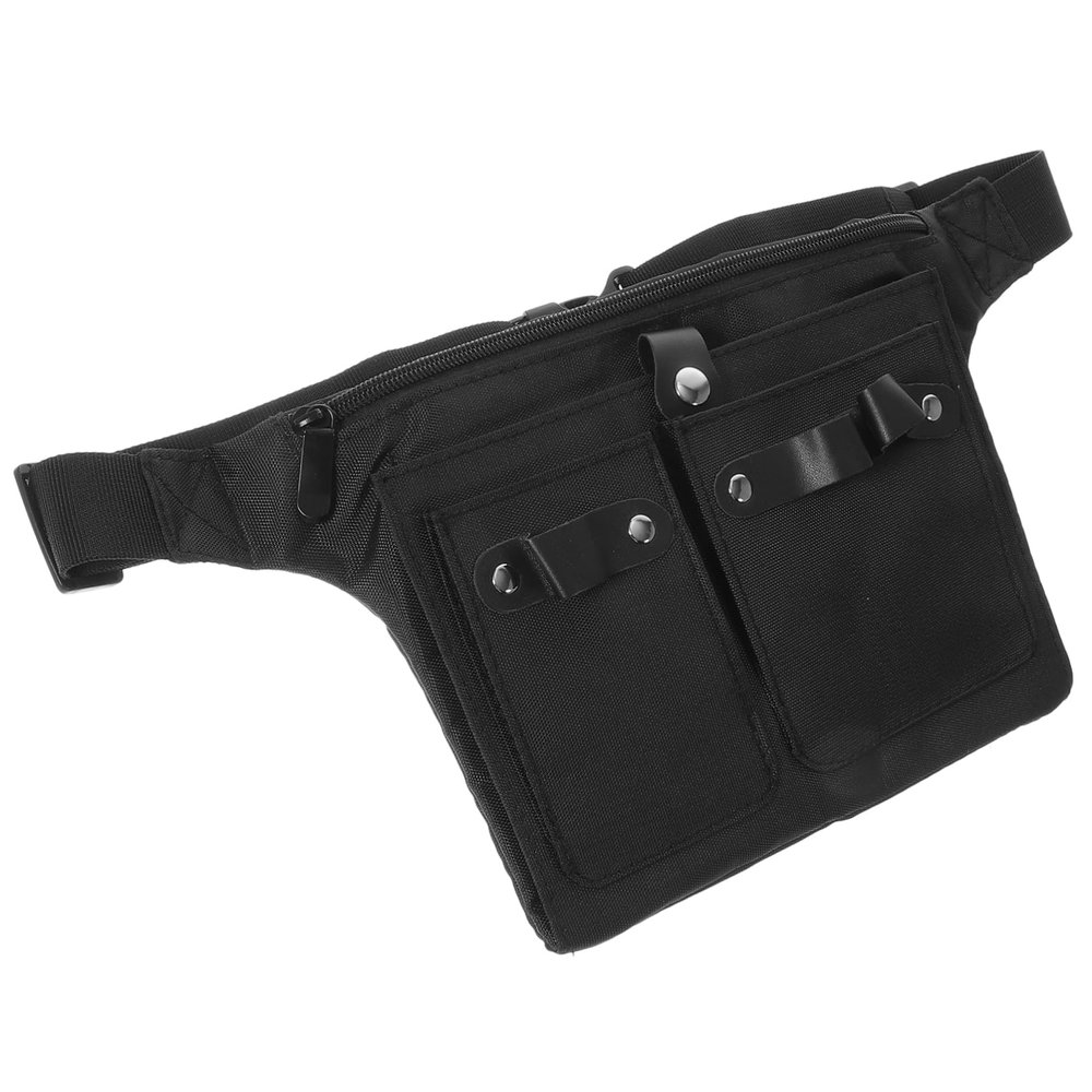 IWOWHERO Professional Barber Shears Scissors Holder Hairstylist Waist Bag Pouch Lightweight Tool Carrier for Hairdressers Compact Design for Easy Use Salon Mobile Settings Style