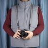 VKO Camera Strap,Quick Release Camera Shoulder Strap,Paracord Woven Portable Camera Neck Strap, for SLR DSLR Digital Mirrorless Camera(Grey) view 3
