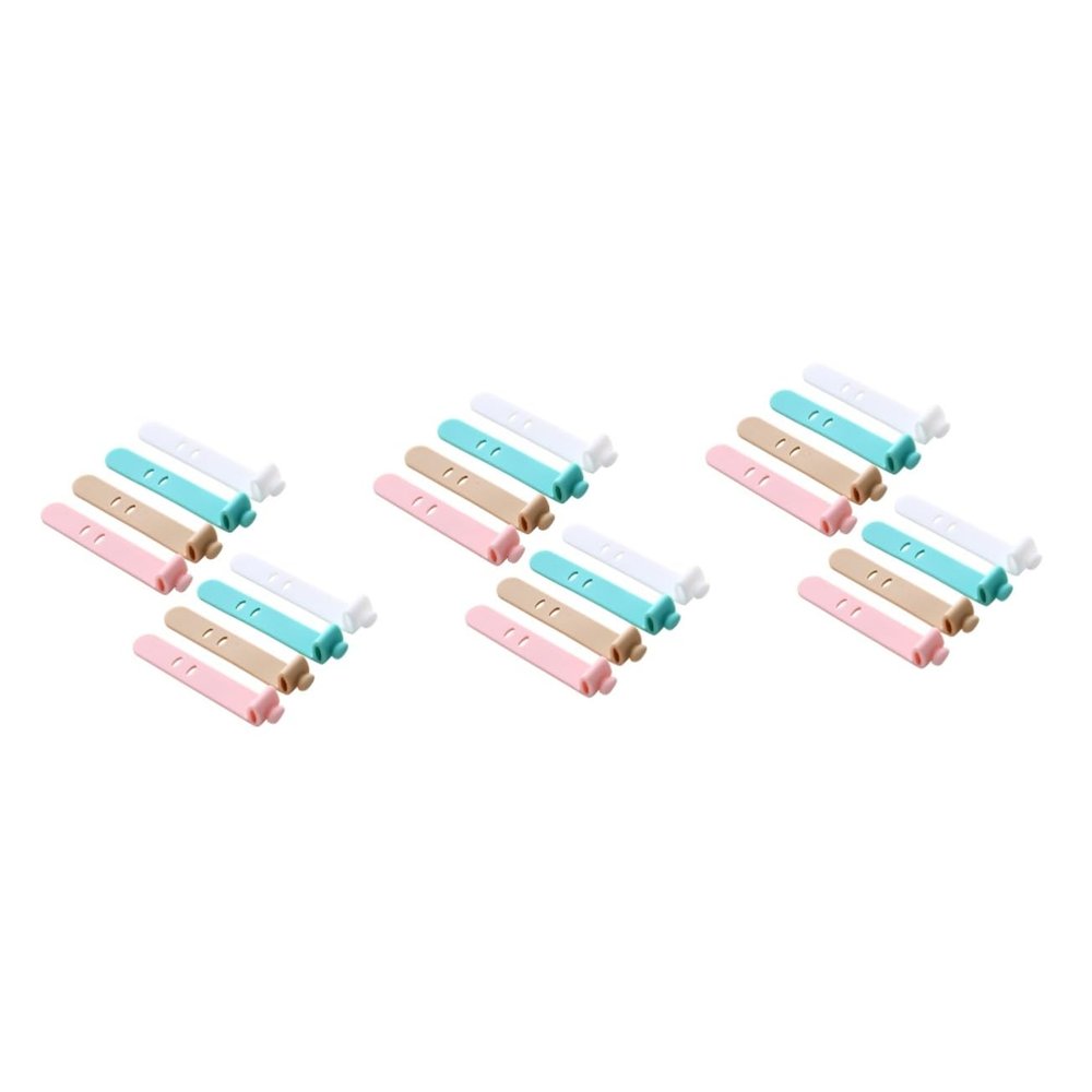 DirectNine Basics 96pcs Silicone Cable Organizer Cord Holders Location Buckle Cable Management Tray for USB Cords Power Charger