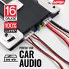 16 Gauge Pure Copper Speaker Wire (OFC) by Install Link, 30 Feet, for Car or Home Theater view 4