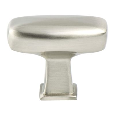 1.562 in. Subtle Surge Knob with Long Brushed Nickel