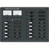 Blue Sea DC 13 Position Toggle Branch Circuit Breaker Panel - White view 1