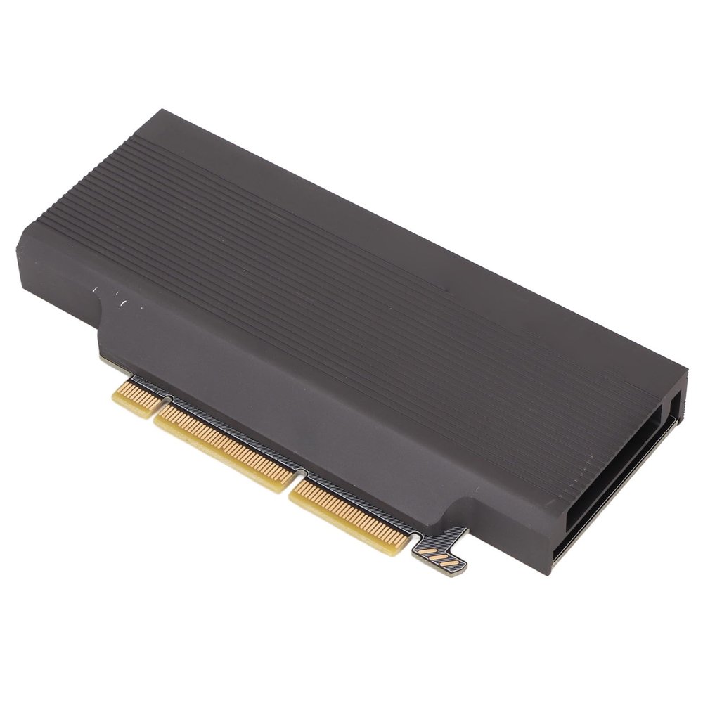 Zunate M.2 NVMe PCIe Adapter Card - Dual M.2 SSD Support for 2230/2242/2260/2280 Drives, Universal Compatibility for Multiple System Applications
