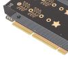 Zunate M.2 NVMe PCIe Adapter Card - Dual M.2 SSD Support for 2230/2242/2260/2280 Drives, Universal Compatibility for Multiple System Applications view 4