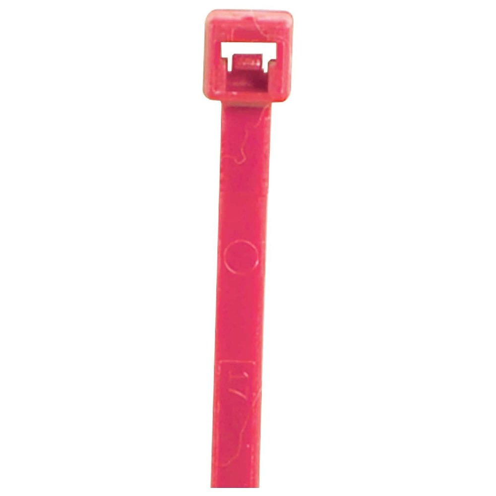 11 in. No.of 50 Fluorescent Pink Cable Ties