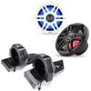 Clarion Marine 6.5-inch RGB LED Speakers and SSV Works SS-B65U Polaris Slingshot Rear Speaker Pods view 1