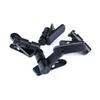 Mikikit 4pcs Rotatable Earphone Cable Clip Black Shirt Holder for Headphones and Earbuds for Organizing Cords and Wires for Clothing and Mobile Devices view 2