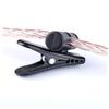 Mikikit 4pcs Rotatable Earphone Cable Clip Black Shirt Holder for Headphones and Earbuds for Organizing Cords and Wires for Clothing and Mobile Devices view 3