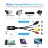 Kkf USB 2.0 Video Capture Card for Streaming  VHS to Digital Converter, with Audio Transfer Grabber, Digitize Video DSLR DVD PS3 PS4 Camera Adapter, for Mac, PC or Notebook (IU037B-2) view 4