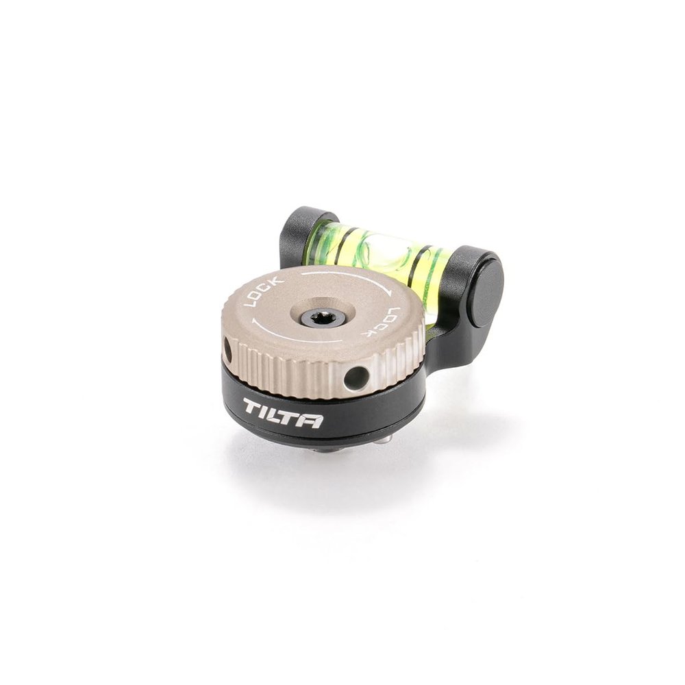Tilta Rotatable Bubble Level - Black | Effortless Tool Free Installation | Lightweight Weighs Only 5g/ 17.5g | Rotate in 90 Increments | TA-RBL-B (Rotatable Bubble Level)
