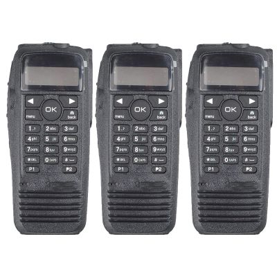 3Pack PMLN4646 XPR6550 Black Housing Case Front Cover with Speaker Compitable with XPR6550 XPR6580 XIR P8268 XIR P8260 DGP6150 DP3600 DP3601 Radio