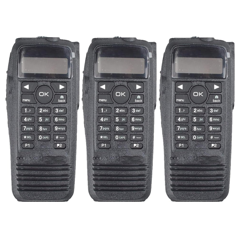 3Pack PMLN4646 XPR6550 Black Housing Case Front Cover with Speaker Compitable with XPR6550 XPR6580 XIR P8268 XIR P8260 DGP6150 DP3600 DP3601 Radio