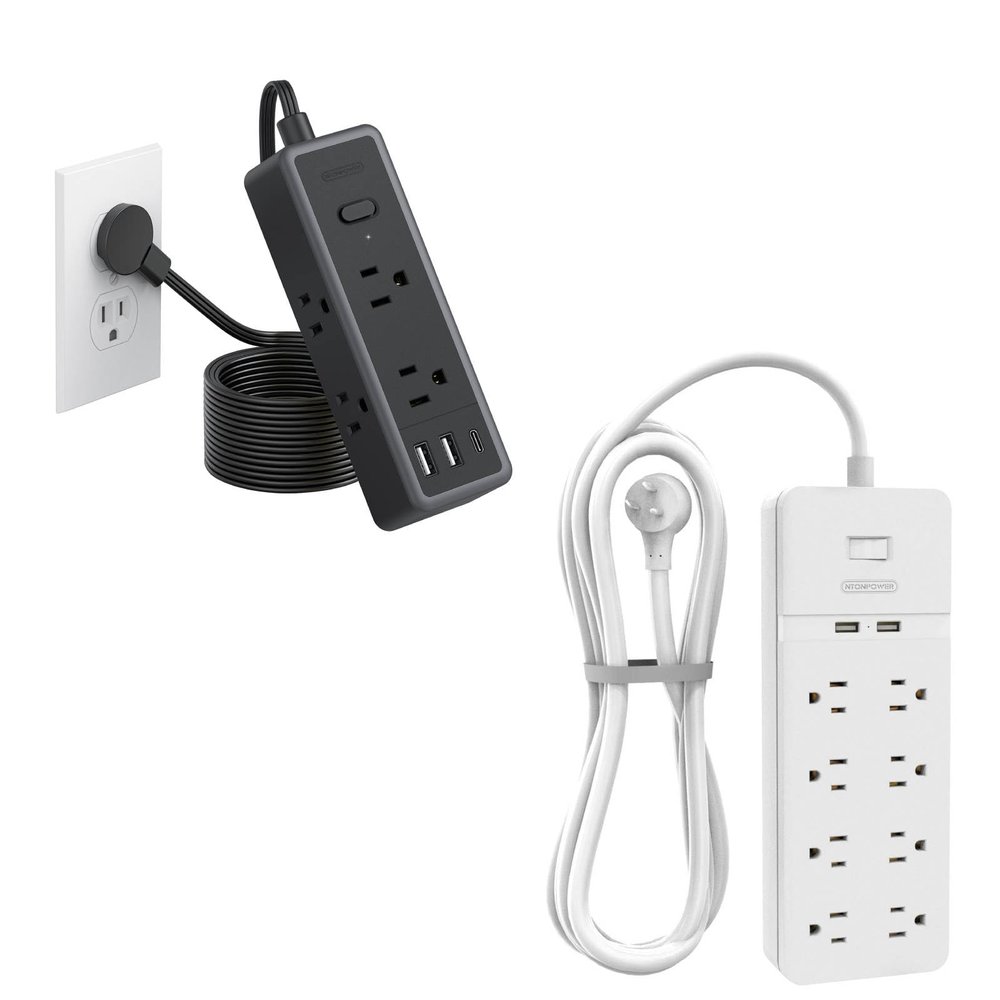 NTONPOWER Extension Cord 25ft with Extension Cord 10ft