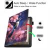 ERWYTYIOI Case for Amazon Fire HD 8 & 8 Plus Tablet Case (12th/10th Generation, 2024/2022/2020), Slim PU Leather Stand Cover with Card Slot & Auto Wake/Sleep, Hummingbird Flowers view 3