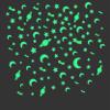 109 Pcs Fluorescent Stickers, Mixed Small Glowing at Night Star, Moon and Meteor Dark Wall Stickers for Decoration for Home, Also Best Gifts for Birthday and Festival (109) view 1