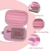 XANAD Hard Case for JBL Go3 / Go 3 Eco Portable Wireless Bluetooth Speaker - Travel Protective Carrying Storage Case Bag(Pink) view 2