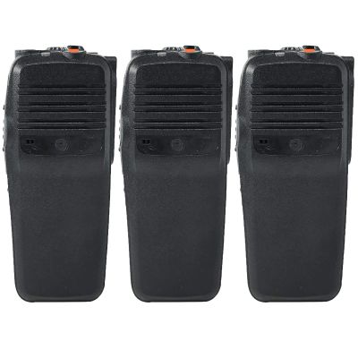 3Pack PMLN4922 XPR6350 Black Housing Case Front Cover Compatible with Radio XPR6350