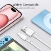 15 Car Charger USB A to USB C Carplay Cable for iPhone 16e 16 17 Air 15,16 15 Pro/Pro Max/Plus, AirPods 4, iPad Pro 12.9 11 inch, iPad Air 5th 4th Generation,MacBook Air/Pro,iPad Mini 6 Charging Cord view 3
