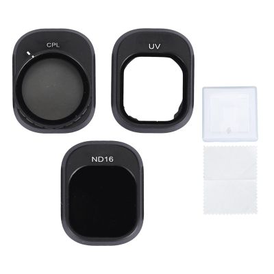 3pcs Lens Filter Set for MINI 4 PRO, Multi Layer Coating, Adjustable Light, Ultra Lightweight Design, Prevent Light Leakage, Accessories for Mini 4 Pro Drone Camera
