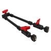 Articulating Magic Arm Two Section 22 Inch, Adjustable Articulating Friction Magic Arm with 1/4in Screw Double Ball Head, Multi Angle Extension Rod for Phone Camera Mic Compatible with DSLR view 2